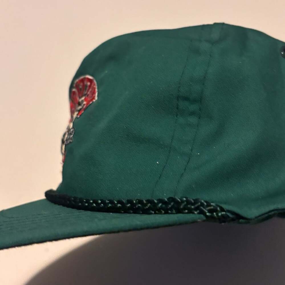 Vintage Grizzly Beer Canadian Lager Green Rope Snapback Cap Hat - Picture 2 of 5